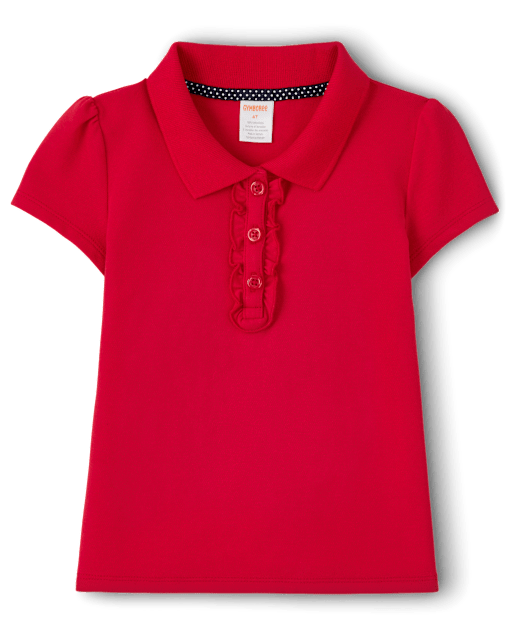 Girls Ruffle Polo - Uniform
