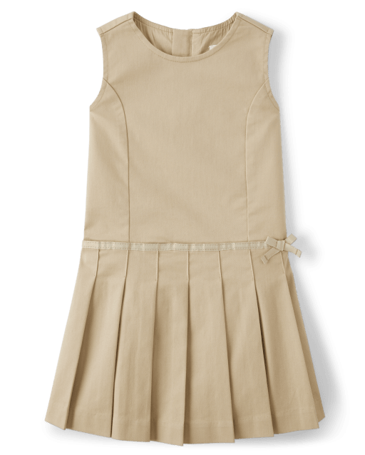 Girls Pleated Jumper With Wrinkle Resistance - Uniform