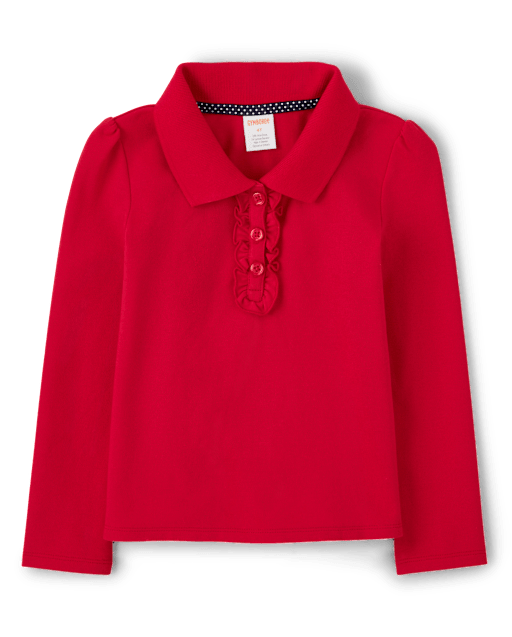 Girls Ruffle Polo - Uniform