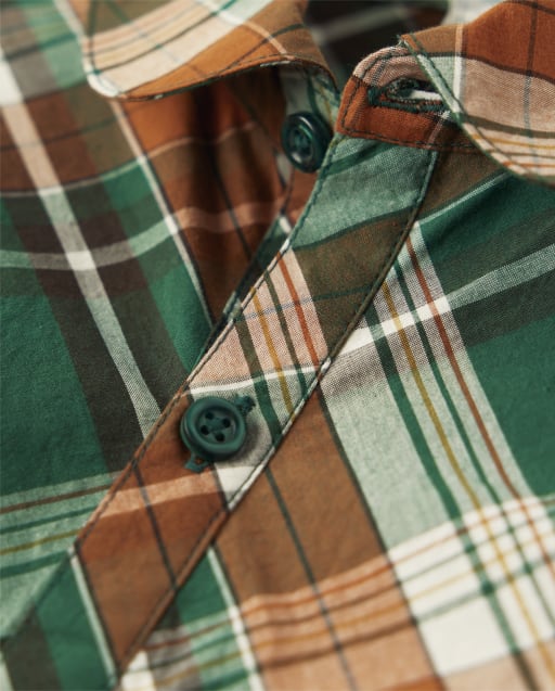 Robe-chemise à carreaux pour fille - Renard amical - lbl_product_image_view_2