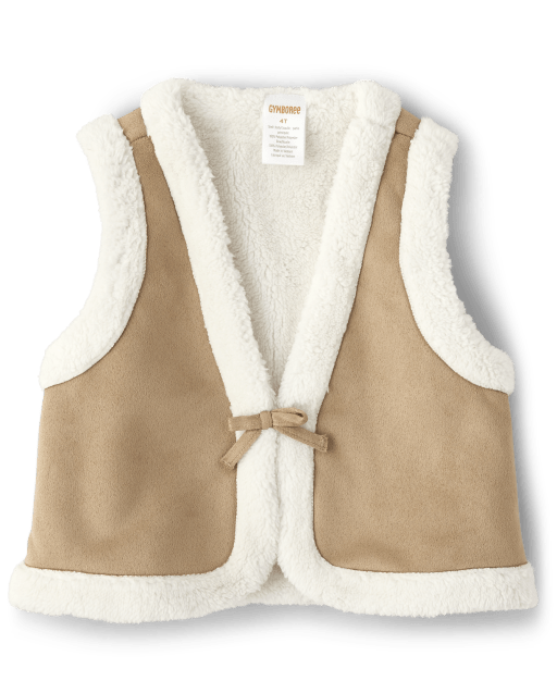 Girls Sherpa-Lined Vest