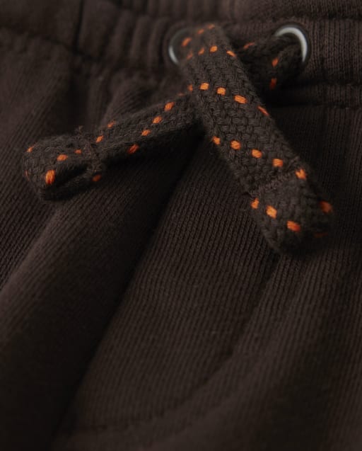Boys Fleece Jogger Pants - Lil' Pumpkin - view 2