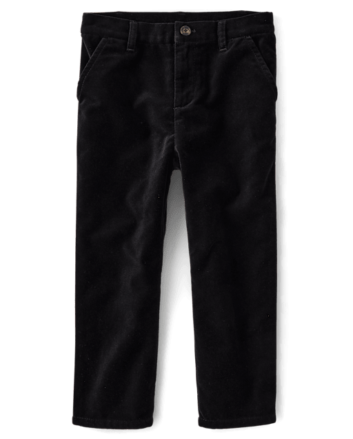 Boys Velvet Dress Pants - All Dressed Up