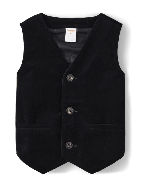 Boys Velvet Vest - A Royal Christmas - view 2
