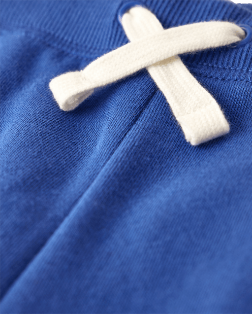 Boys Colorblock Fleece Pull On Jogger Pants - Very Merry - view 2