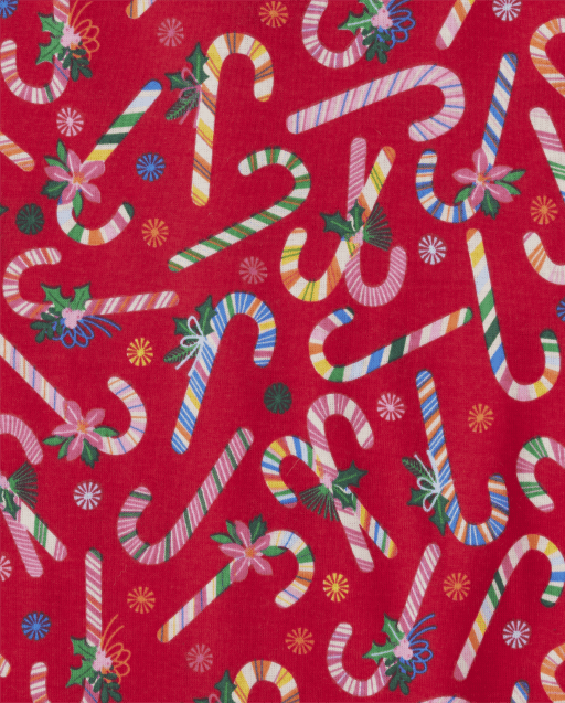Kids Candy Cane Snug Fit Cotton Pajamas - lbl_product_image_view_2