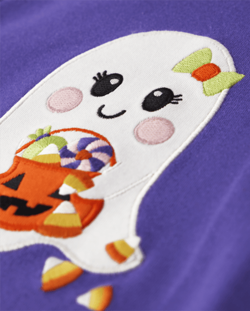 Haut brodé fantôme pour filles - Halloween - lbl_product_image_view_2