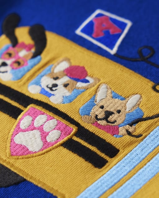Girls Embroidered School Bus Top - Prep School - view 2