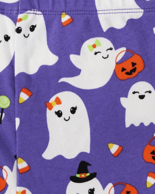 Girls Ghost Leggings - Trick or Treat - view 2