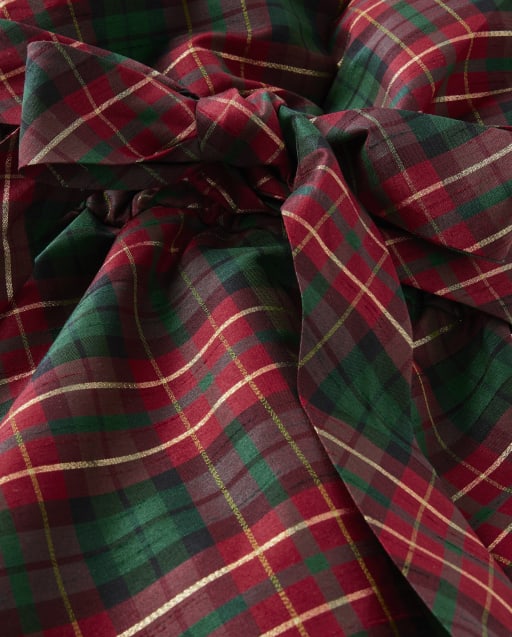 Womens Matching Family Plaid Dupioni Wrap Dress - A Royal Christmas - lbl_product_image_view_2
