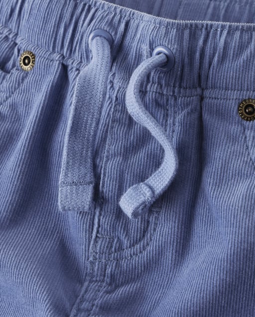 Boys Corduroy Pull On Cargo Jogger Pants - view 2