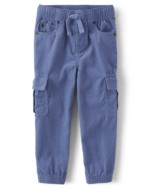 Boys Corduroy Pull On Cargo Jogger Pants - Mandy Moore for Gymboree