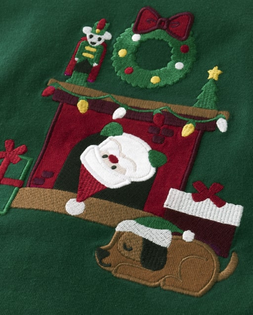 Boys Embroidered Santa Top - Nutcracker - view 2