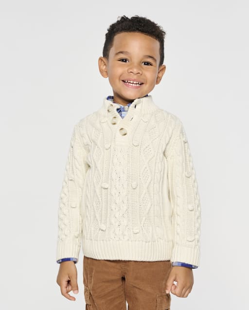 Boys Matching Family Cable Knit Sweater - Mandy Moore for Gymboree