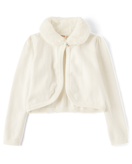 Girls Faux Fur Shrug - All Dressed Up