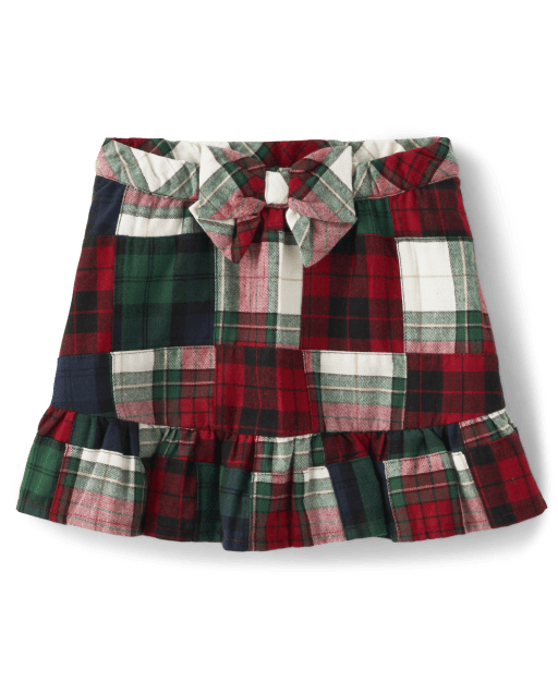 Jupe-short en flanelle à carreaux pour filles - Chalet de Noël - lbl_product_image_view_2