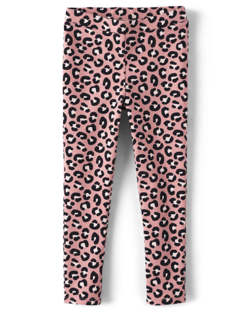 Girls Leopard Ponte Jeggings - Ladies And Gentlemen