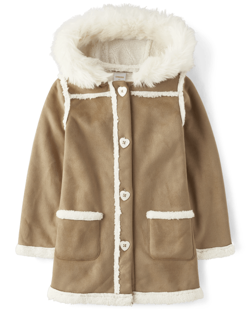 Girls Sherpa-Lined Jacket - Mandy Moore for Gymboree