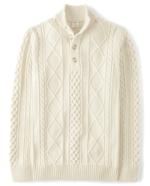 Mens Matching Family Cable Knit Sweater - Mandy Moore for Gymboree