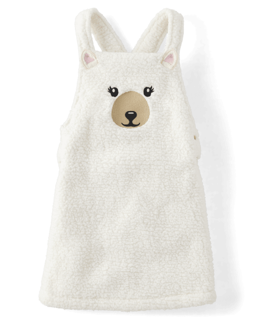 Girls Polar Bear Sherpa Skirtall - Nordic Adventure - view 1