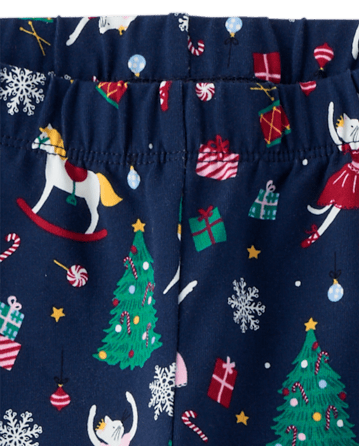 Girls Ballerina Cat Leggings - Nutcracker - view 2