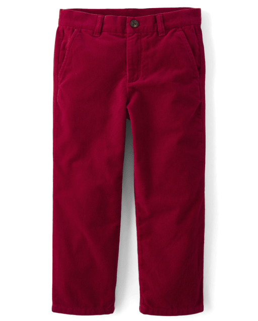 Boys Velvet Dress Pants - All Dressed Up - view 2