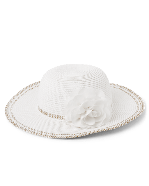 Girls Floral Sun Hat - Splish-Splash