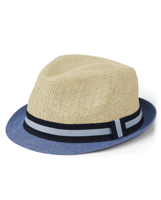 Boys Colorblock Fedora - Spring Celebrations