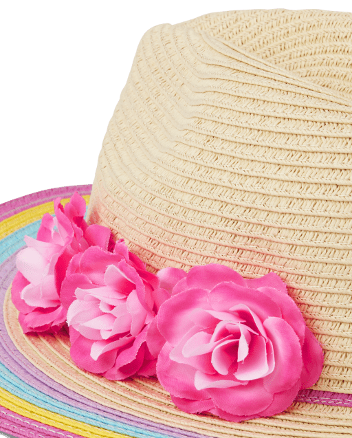 Girls Flower Sun Hat - Splish-Splash - view 2
