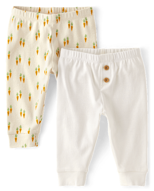 Paquete de 2 pantalones zanahoria unisex para bebé - De cosecha propia de Gymboree