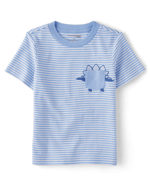 Boys Striped Dino Top - Homegrown by Gymboree