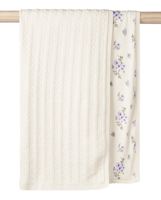 Baby Girls Floral Blanket - view 2