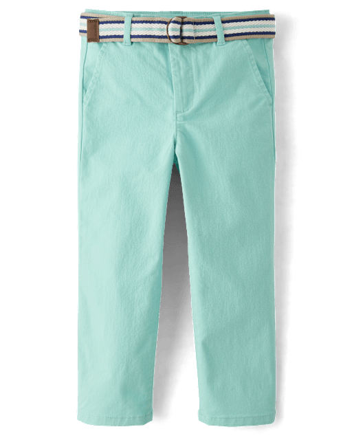 Boys Belted Chino Pants - Spring Celebrations
