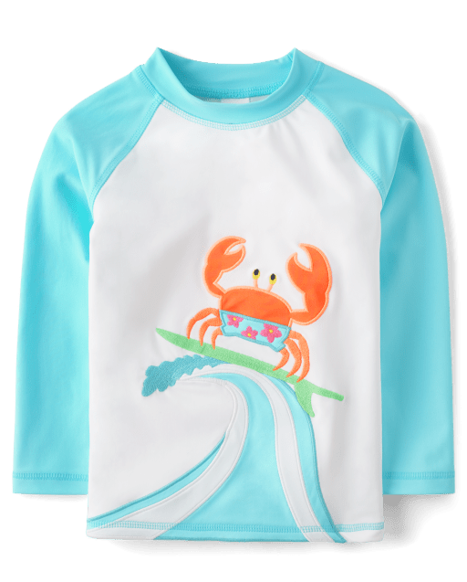 Boys Crab Rashguard - Splish-Splash