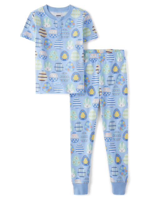 Boys Easter Egg Snug Fit Cotton Pajamas - Gymmies