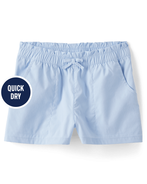 Girls Quick Dry Pull On Shorts - Little Classics