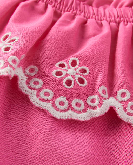 Haut à volants en œillets pour filles - Little Essentials - lbl_product_image_view_2