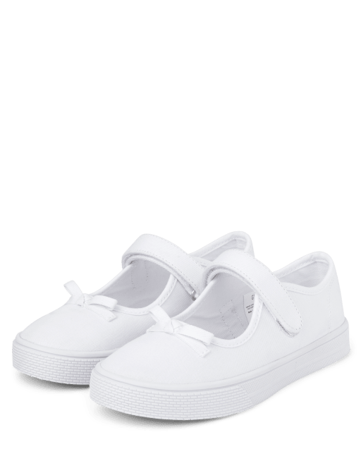 Girls Bow Mary Jane Shoes - Little Essentials