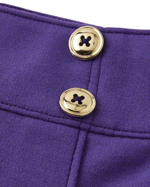 Jupe-short Fille Plissée Bouton Point de Rome - Classroom Cutie - lbl_product_image_view_2