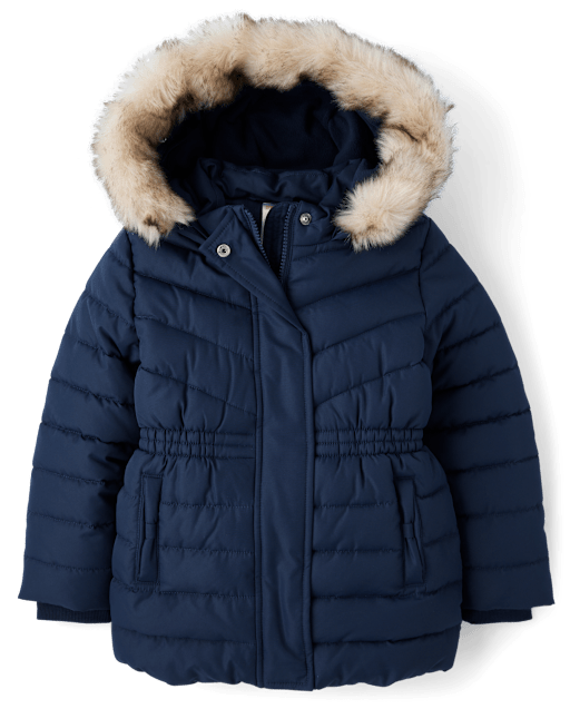 Doudoune longue pour fille - Little Essentials