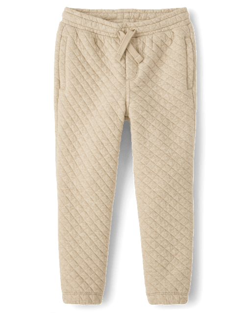 Boys Quilted Jogger Pants - Little Essentials