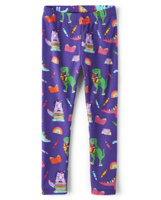 Girls Dino Leggings - Classroom Cutie