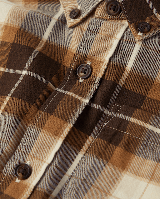 Boys Plaid Button Up Shirt - Country Charm - view 2