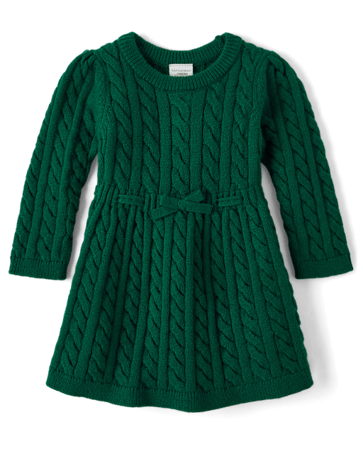 Baby Girls Cable Knit Sweater Dress - Homegrown by Gymboree