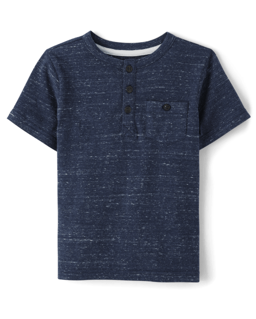 Boys Pocket Henley Top - Classroom Cutie - view 1