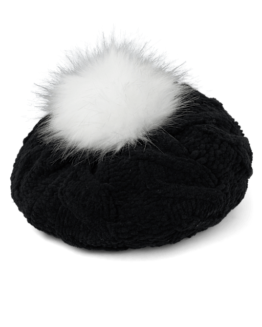 Girls Pom Pom Beret - All Dressed Up