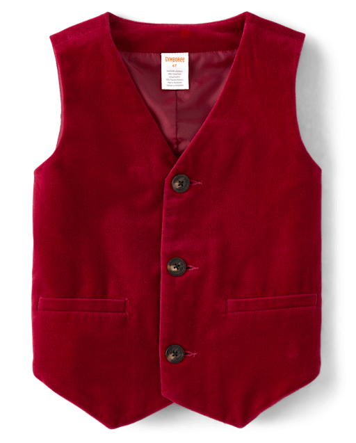 Boys Velvet Suit Vest - All Dressed Up