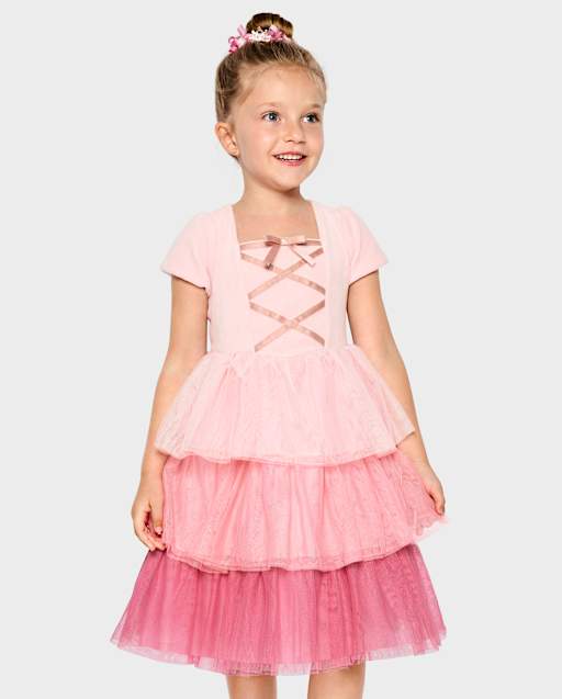 Girls Ballet Tiered Dress - Tiny Dancer