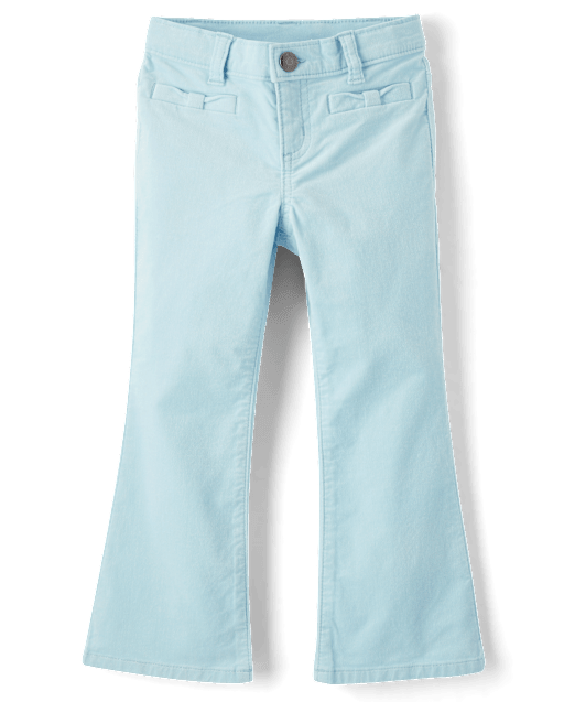 Girls Bow Corduroy Pants - Little Snowflake