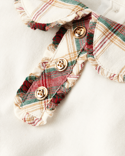 Girls Plaid Collar Top - Holiday Express - lbl_product_image_view_2